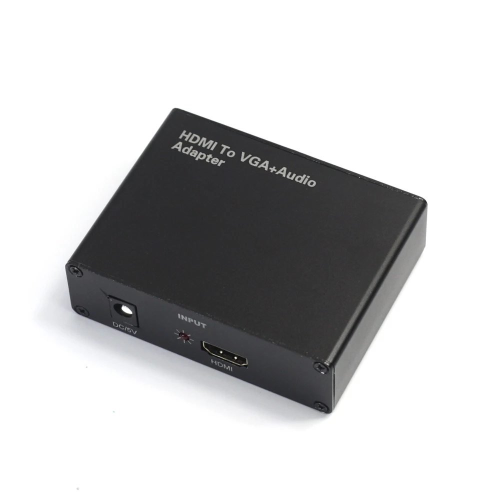 Преобразователь AIXXCO HDMI VGA с аудио/R/L HDMI2VGA 1080P разъем для ПК ноутбука HD ТВ приставки