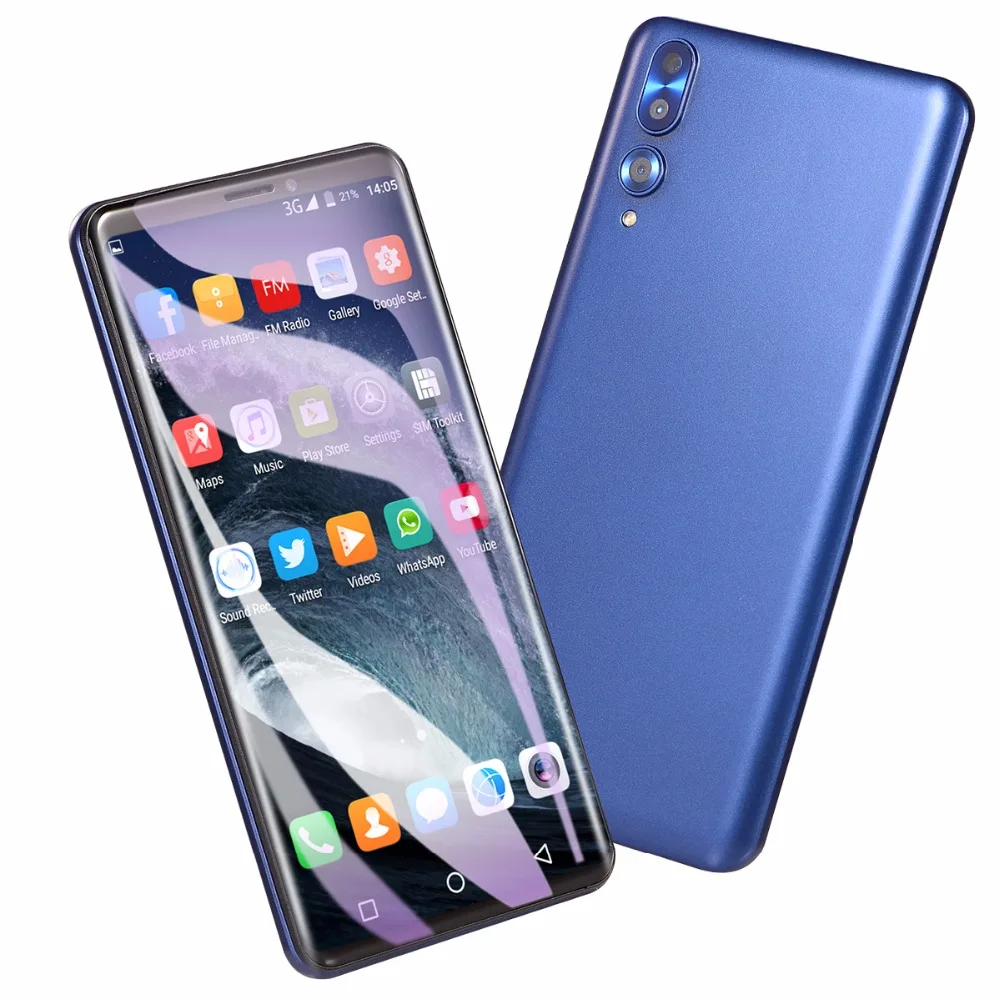 DHL, быстрая, сотовый телефон GuoPhone P20 Pro, четыре ядра, Android 6,0, 5,8 дюймов, ips, 854x480, 512 МБ ram, 4 Гб rom, две sim-карты, две камеры