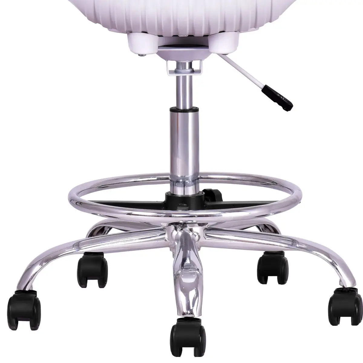 Giantex Set Of 2pcs Armless Desk Chair Pp Swivel Height Adjule Giantex Set Of 2pcs Armless Desk Chair Pp Swivel Height Adjule Office Modern Home Furniture With Footrest Hw56382wh In Chairs From