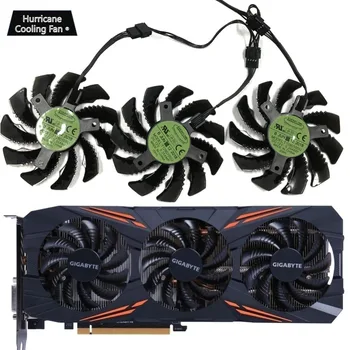 

75MM T128010SU 0.35A Cooling Fan for Gigabyte AORUS GTX 1060 1070 1080 G1 GTX 1070Ti 1080Ti 960 N970 980Ti Video Card Cooler Fan