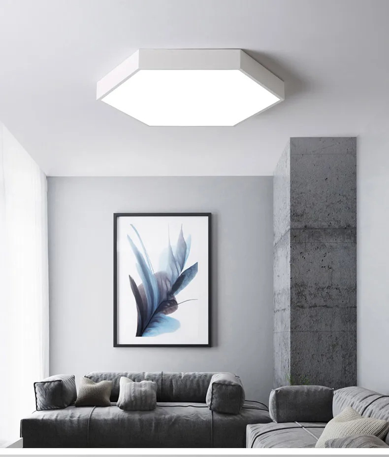 DX Ultra-Thin Hexagon Ceiling Lights (6)