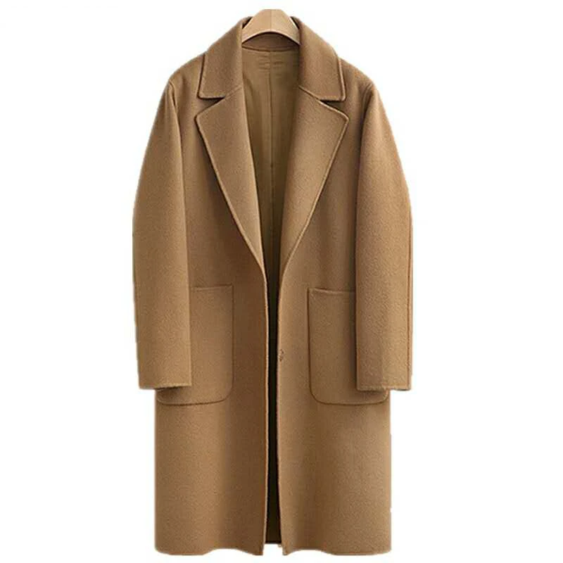 brown Augmenter Black Automne Et Cardigan La Longue Taille Pour 2017 Laine 5 Veste Nouvelles Large De Yagenz Ouvert Plusxl Paragraphe Printemps Femmes Grande 1wvqAnBa