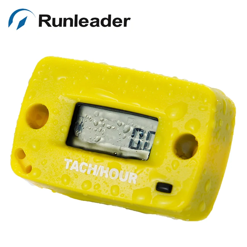Waterproof RPM Hour Meter for CHAIN SAW, LAWN MOWER, Stump Grinders