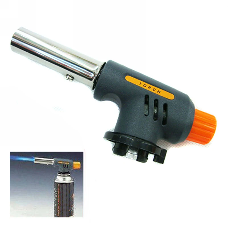 1pcs new Portable Flame Jet Gas Butane Blow Torch Burner Welding Soldering Lighter Tool