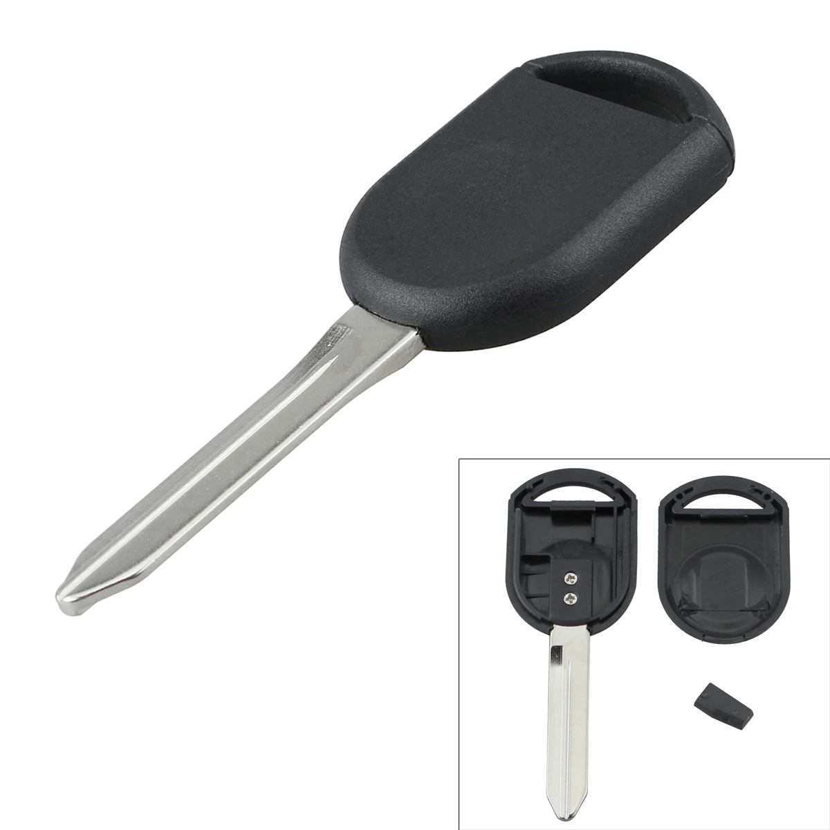 

Portable Keyless Uncut Flip Remote Key Fob 5913441 599179 164-R8040 164-R0463 ID 63 Chip 40 Bit for Ford 2000-2010