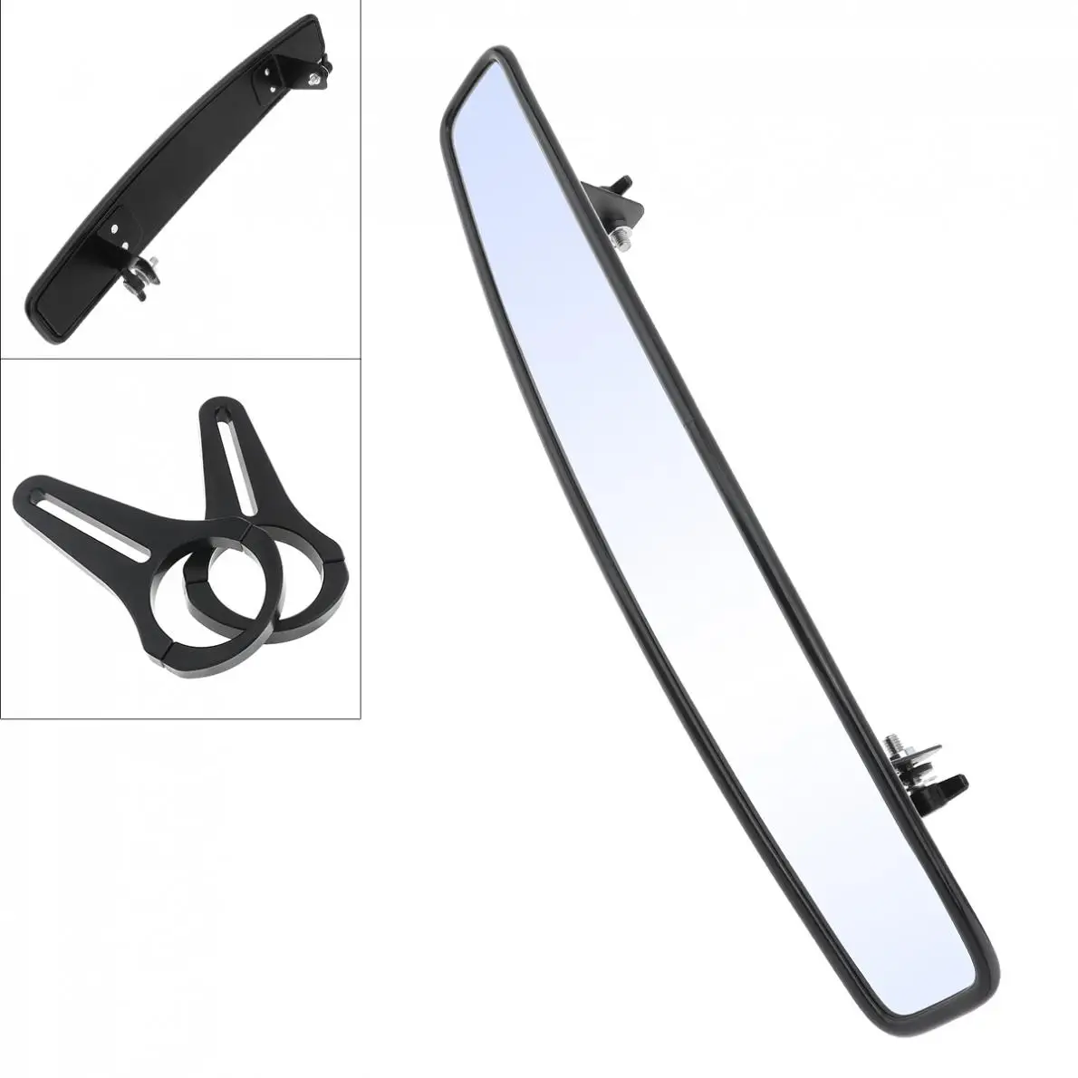 

38CM Durable High-Definition UTV Rear View Center Mirror with 1.75" Clamp for Offroad RZR 800 1000 S 900 XP 1000 Kawasaki