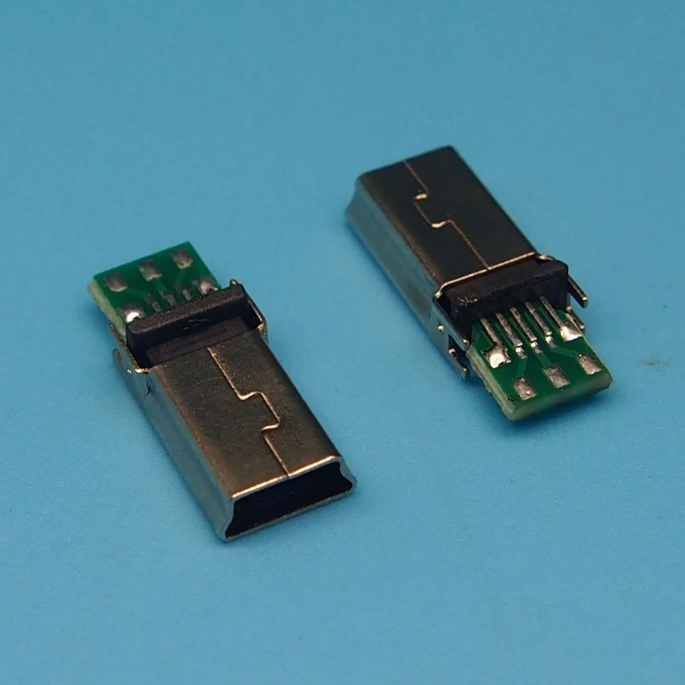 

10PCS MINI 10PIN USB JACK With Circuit Board MINI 10P Male plug With PCB Board