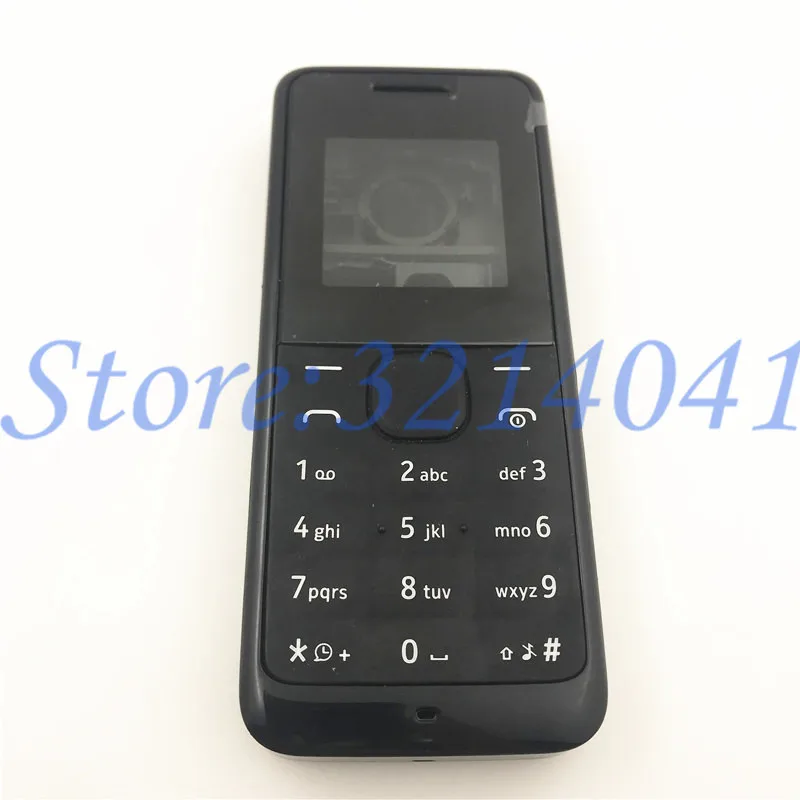10 шт./партия корпус чехол для Nokia 1050 Полный Мобильный телефон Корпус Крышка батарейного отсека дверная рамка с английской клавиатурой и логотипом