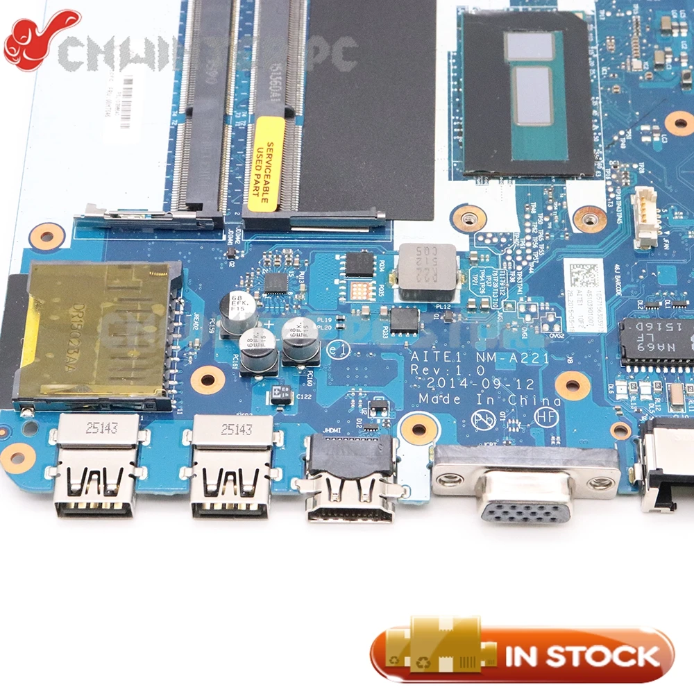 low cost  NOKOTION For Lenovo Thinkpad E550 E550C Laptop Motherboard FRU 00HT646 AITE1 NM-A221 Radeon R7 M265