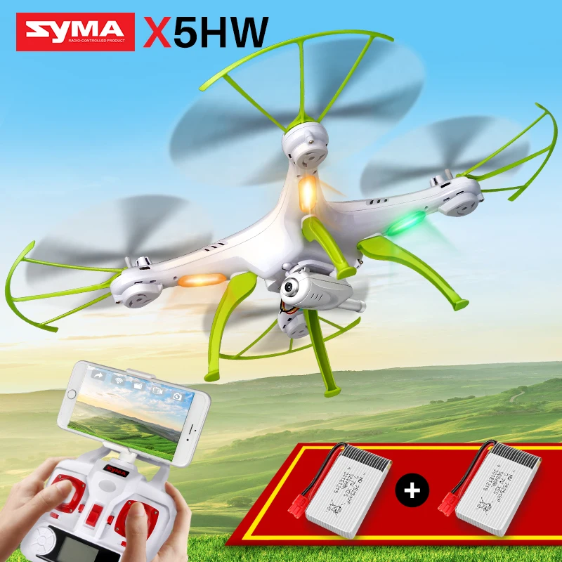 

SYMA Dron X5HW Quadcopter RC Drone With Camera Wifi FPV Transmission Drones RC Helicopter Headless Mode Toys For Children Adults