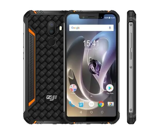 Водонепроницаемый телефон HOMTOM ZOJI ZJI Z33 IP68 четырехъядерный 3 ГБ 32 ГБ 4600 мАч Face ID 5,85 дюйма 4G FDD-LTE внешний аккумулятор - Цвет: orange