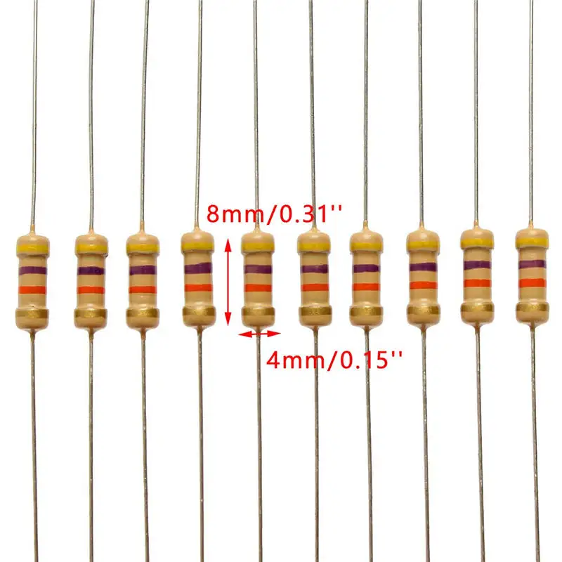 Горячая 300 шт = 30 валов X 10 шт Rang 1ohm-Three Mohm 1/2 Вт углеродная пленка металлический комплект резисторов в ассортименте Набор