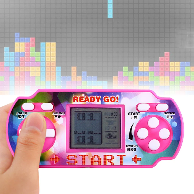 

Classic Handheld Video Game Console nostalgia Tetris Handheld Game Console Portable Children Puzzle game for PSP Game Console