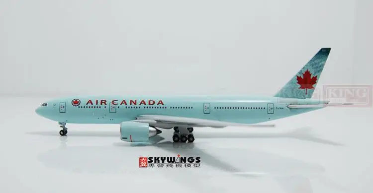 

WT4772003 Witty Air Canada C-FIUA 1:400 B777-200LR commercial jetliners plane model hobby