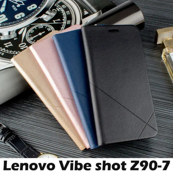 

case lenovo vibe shot z90-7 cover,Luxury Leather Flip Case For lenovo vibe z90-7 phone back cover Protect bags shell