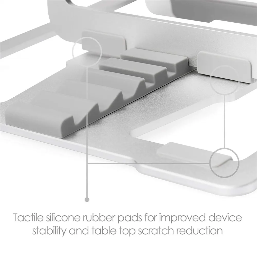 Складная подставка для ноутбука алюминиевая 6 высоты Регулируемая вентилируемая поддержка портативный универсальный держатель для ноутбука для MacBook Air Pro