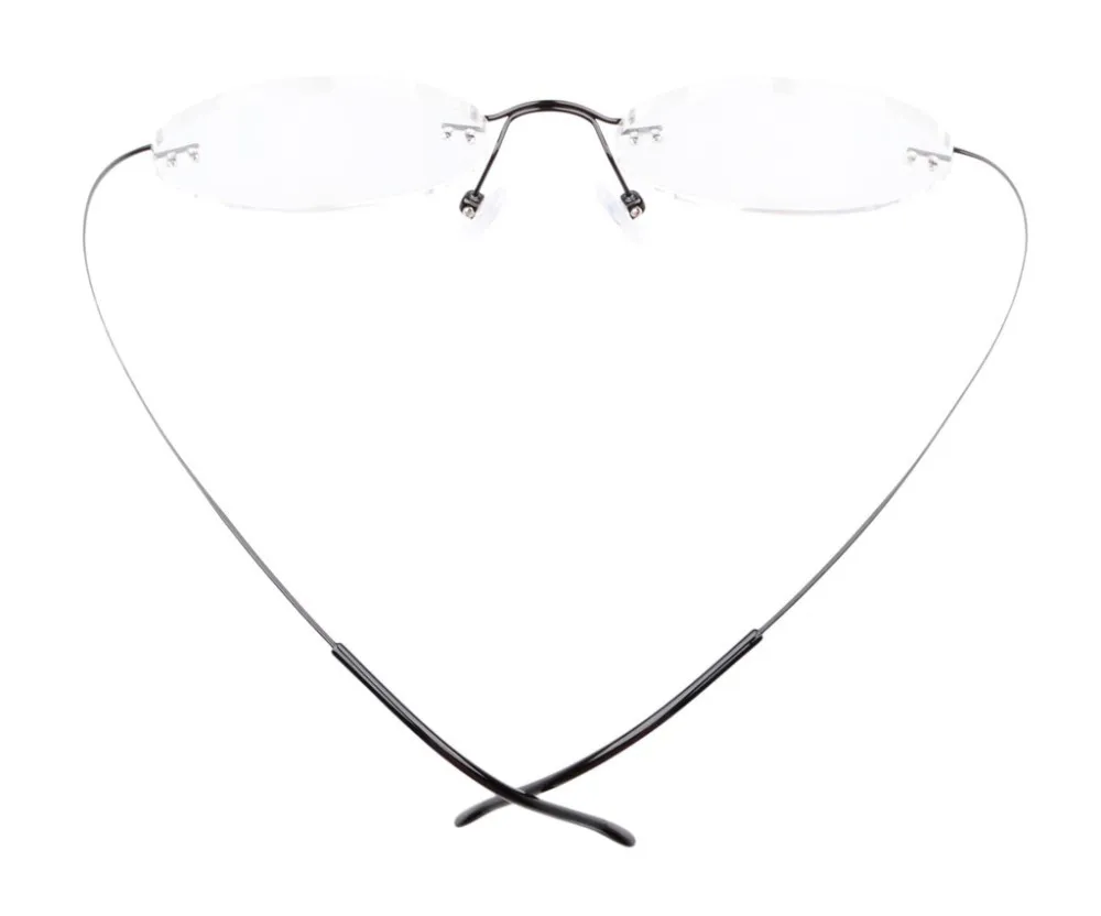 R15028 Eyekepper Титан Рамки без оправы Круглый Круг оптические очки 43 мм