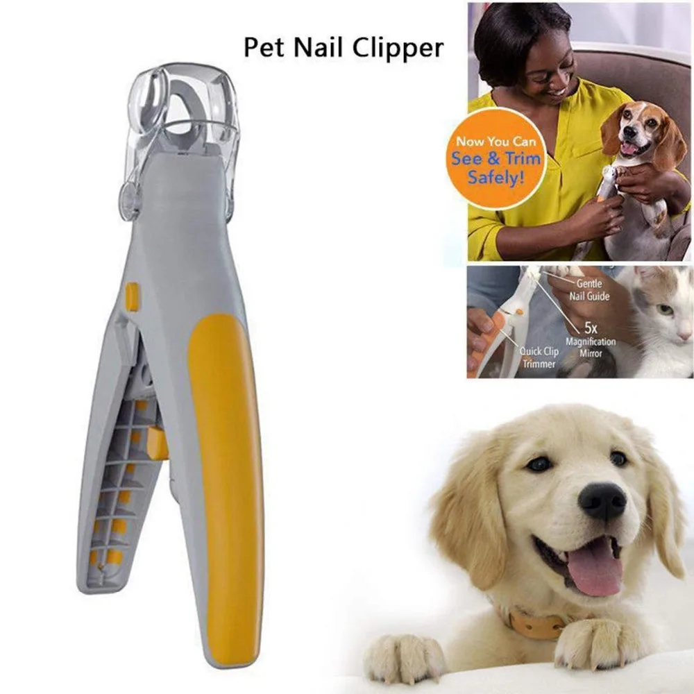 

Professional Pet Nail Clipper With LED Light Dog Cat Safety Beauty Tools Scissors Pet Dog Nail Clippers And Trimmer For Dogs Pet