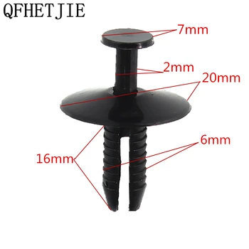 

50 pcs Car Clips Pusher Fastener Fender Punches Nail Hood Fasteners Automotive Professional Repair Parts For Toyota Peugeot