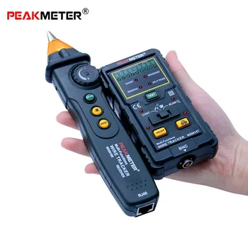

Multi-Function Wire Tracker Circuit Breaker Finders RJ45 RJ11 Continuity Telephone Line DC Level Test Network Cable Tester