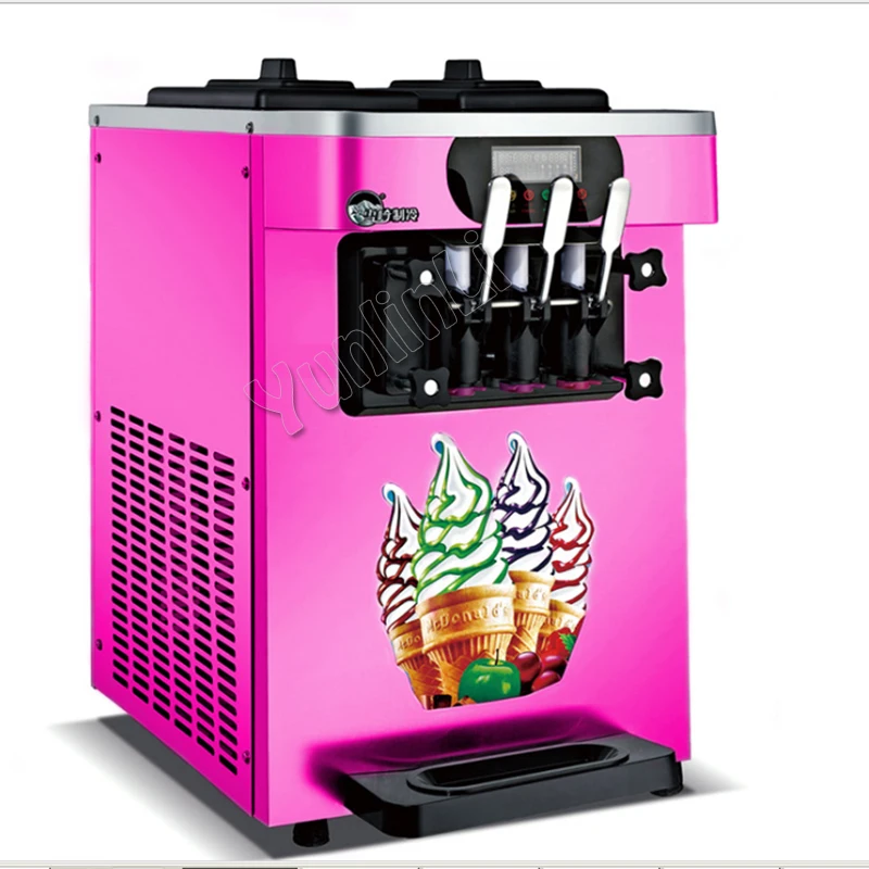 Commercial Soft Ice Cream Machine Sweet Cone Ice Cream Maker Yogurt Ice Cream Machine 1600W