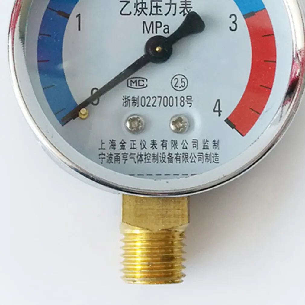 1 pc Acetylene 0 25 Oxygen Meter Acetylene 0 25y pressure gauge oxygen
