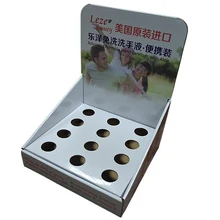 Custom counter жесткий и белый бумажные демонстрационные коробки для цветов и подарков(DX-052