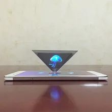 1 шт. 3D Голограмма Пирамида дисплей проектор видео Стенд Универсальный для смартфонов JLRJ88
