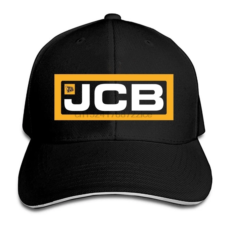 

JCB Logo Print Baseball Cap Fashion Unisex Golf Cap Summer Mesh Cap Adjustable Caps