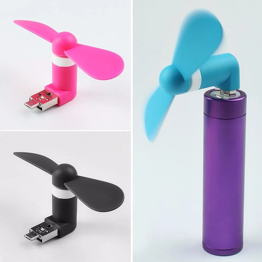 

2018 Cute Mini mobile phone USB Fan Portable Hand Fan for Power Bank Android OTG Smartphone