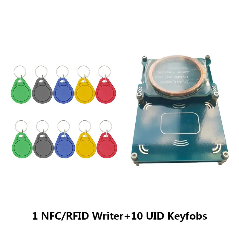 2 USB порта 512K NFC RFID proxmark3 развивающий костюм наборы 3,0 proxmark RDV4 считыватель писатель для rfid nfc карты копир клон трещина - Цвет: PM3-10UIDK