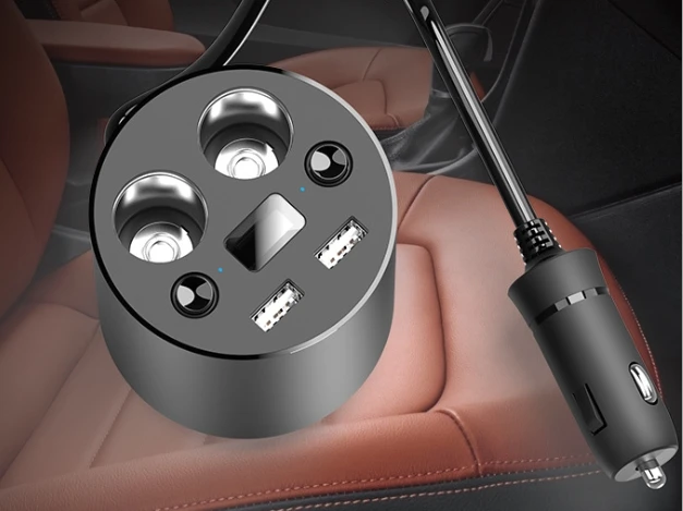 Cup car charger Dual USB car energy cup Multi-function car charger(simplified version)