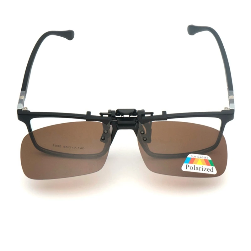 Очки водителя автомобиля анти поляризованные солнцезащитные очки вождения ночного видения линзы клип на солнцезащитные очки Авто Интерьер Аксессуары