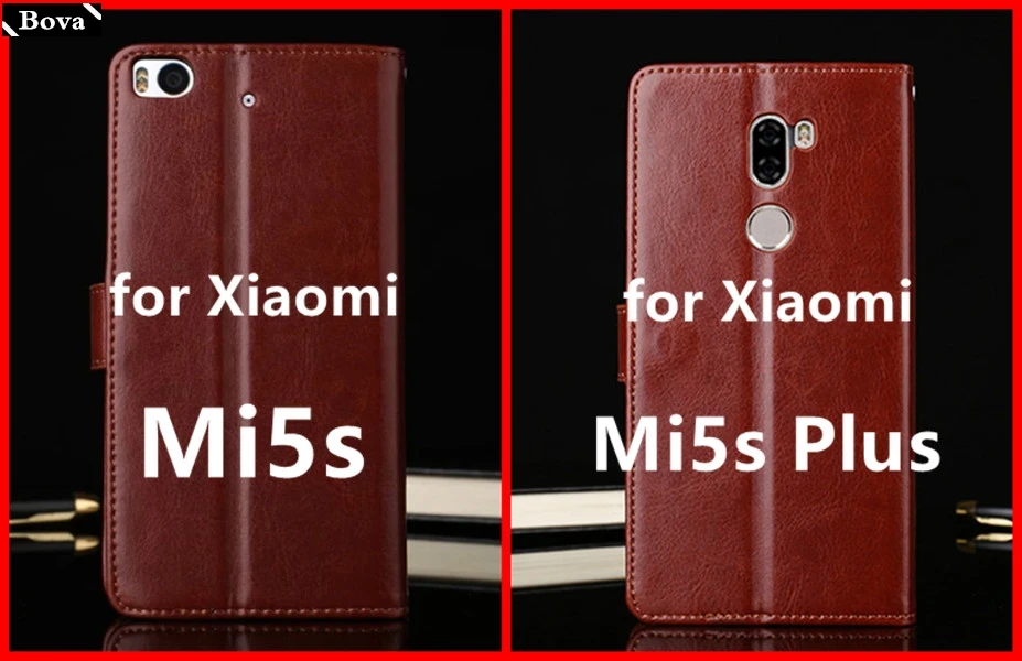 Чехол с держателем для карт Xiaomi Mi5s чехол из искусственной кожи флип кобура