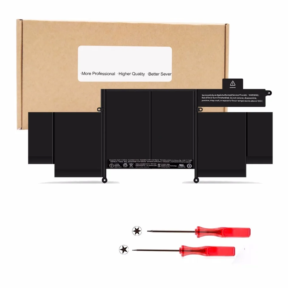 11 34 V 71.8Wh/6330 мАч аккумулятор для Apple Macbook Pro Retina13 дюймов A1502 2013 2014 год A1493 аксессуары