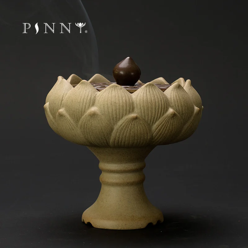 PINNY Lotus Coil керамическая горелка для благовоний Zen сандаловая база Budha Decoracion