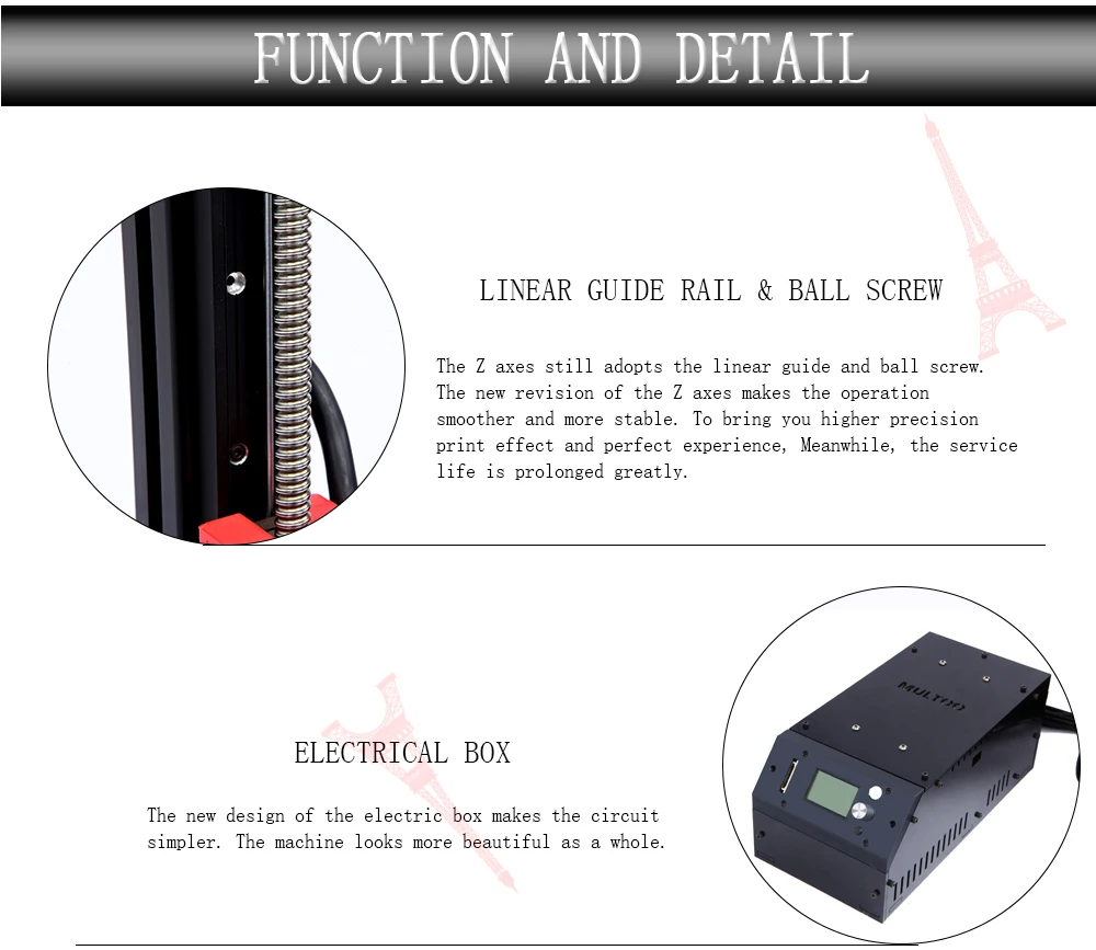 best resin 3d printer MULTOO Factory Price Low price Full Metal 3D Printer High temperature MT2 High Quality Precision High-precision Precise MULTOO best cheap 3d printer