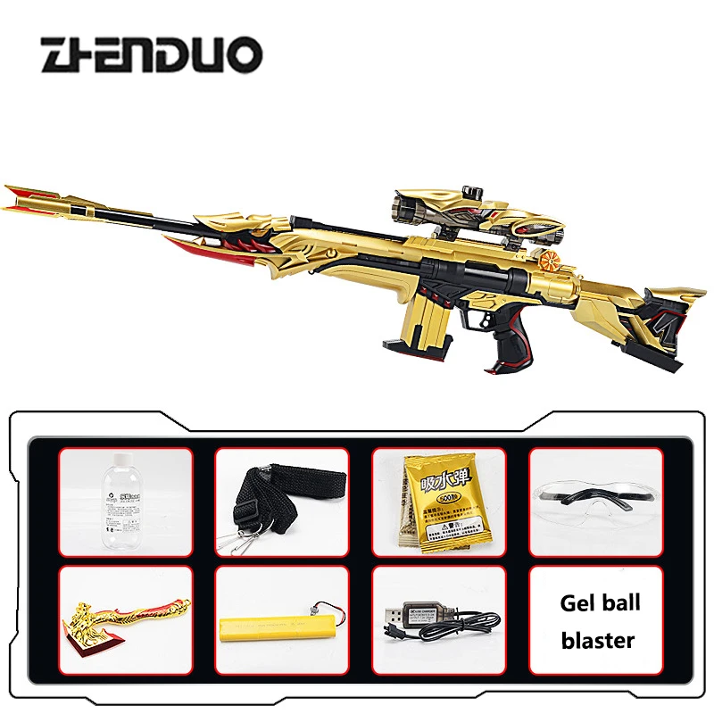 ZhenDuo игрушка Lehui 317 гель мяч blaster Электрический взрыв M4 темно-тормоз звезды детский игрушечный пистолет Открытый CS-пулемет