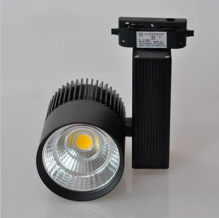 Lâmpadas para Sapatos Lojas de Lampada Led Pista Iluminação Ac85-265v 2 Fios Levou Trilha Trilho Holofotes Roupas Lojas Yrank 10 Pcs 30 w Cob 3 10 pcs 30 W COB LED Pista