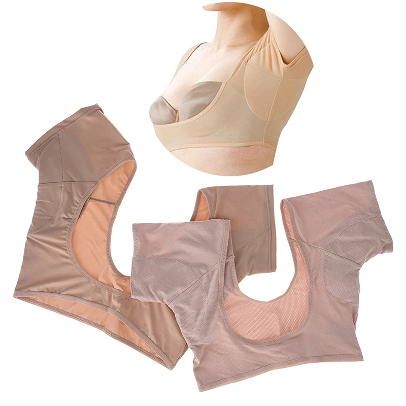 

1 Pc Washable T-shirt Shape Sweat Pads Reusable Underarm Armpit Sweat Pads Perfume Absorbing Anti Deodorant Antiperspirant