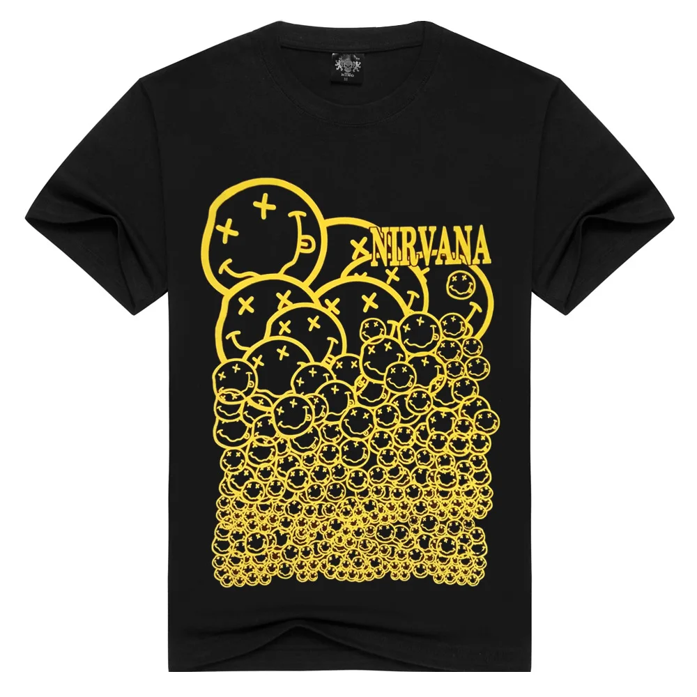DX-99 Летняя рок-группа Nirvana футболка для женщин и мужчин с принтом Nirvana, Женская забавная футболка с круглым вырезом и коротким рукавом, модные футболки, топы, футболки 3XL - Цвет: DX-99