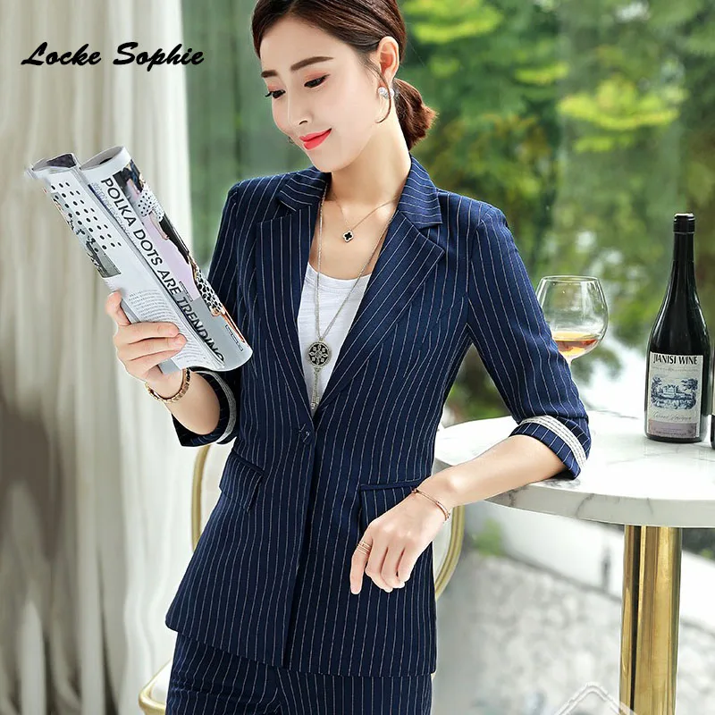 Women's Plus size Slim fit Blazers coats 2019 Summer cotton blend Small Suits jackets ladies Skinny Retro Blazers Suits coats