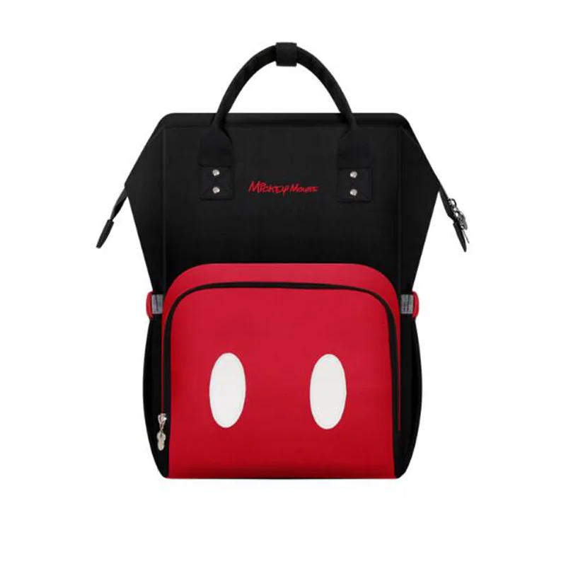  Disney Maternity Diaper Bag USB Heating Nappy Backpack Large Capacity Toddler Nursing Travel Backpa