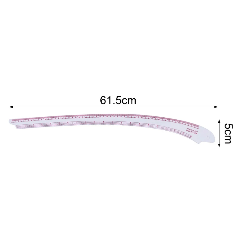Пластиковая швейная квадратная изогнутая линейка с прямым углом, инструмент для рисования, инструмент для рукоделия, инструмент для поставки, 6 узоров на выбор, французская кривая линейка - Цвет: 6