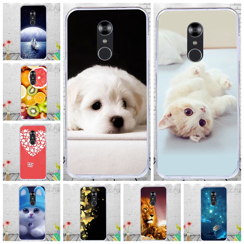 CALROVTE Phone Cover For Fly FS518 Cirrus 13 Cute Cartoon Animal Soft Silicome Case For Fly Cirrus 13 FS 518 5.0 inch Cases