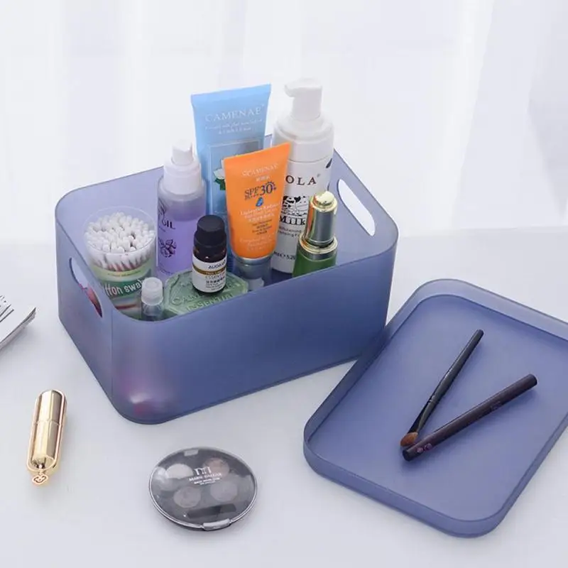 Plastic Makeup Box Cosmetic Organizer Office Desk