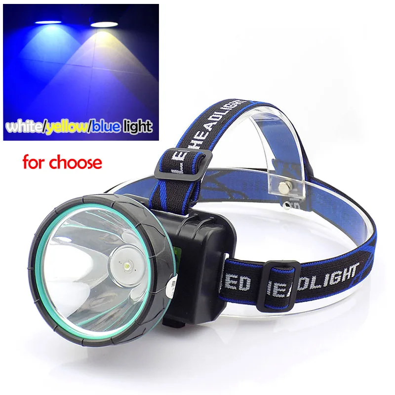 Mining Cave Light Headlight LED 10000 Lumens 400,000 LUX Headlamp Zoomable New 