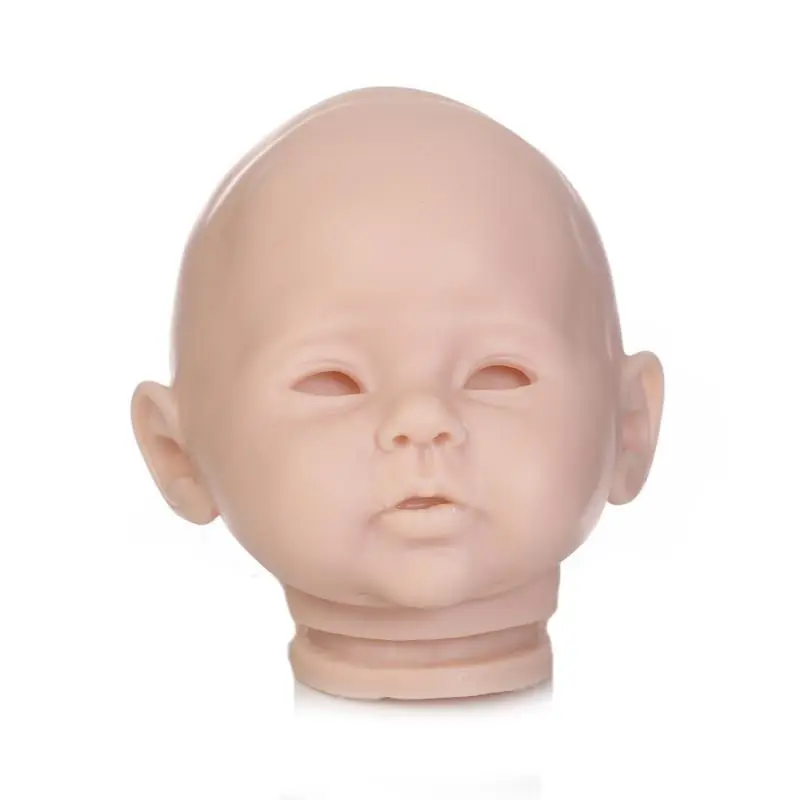 Hot 20 inches Silicone Doll Kits EN71 Imported Silicone Raw Material Reborn Doll Kits Educational Baby Toys Diy Doll Accessory