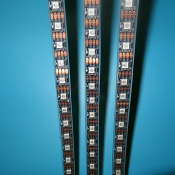 

4m DC12V WS2812B addressable pixel strip,waterproof in silicon tube;60LEDs/m;72W;BLACK PCB;with 2m 13.5mm 3 core pigtail
