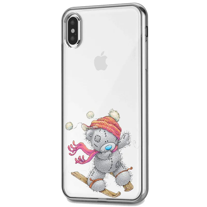 Силиконовый чехол для телефона для iphone XS Max чехол Tatty Teddy Me To You Bear чехол для телефона чехлы для iphone 11Pro 5 SE 6S 7 8plus XR чехол